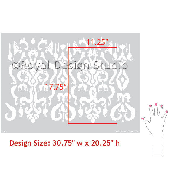 Khanjali Ikat Stencil