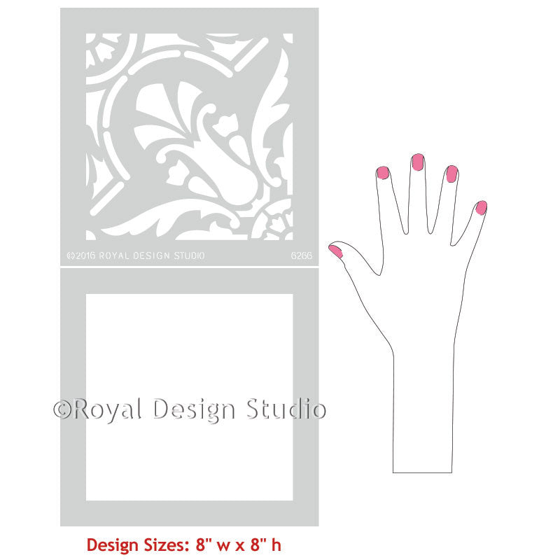 Majorca Tile Stencil