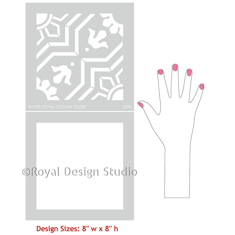 Marbella Tile Stencil