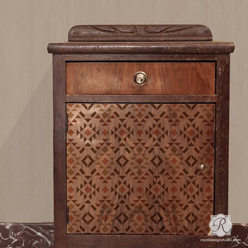 Palmedo Prairie Song Raven + Lily Furniture Stencil