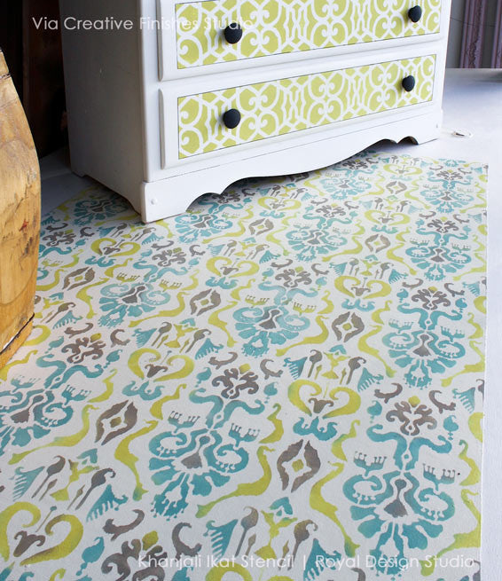 Khanjali Ikat Stencil