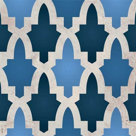 Moroccan Arches Allover Wall Stencil