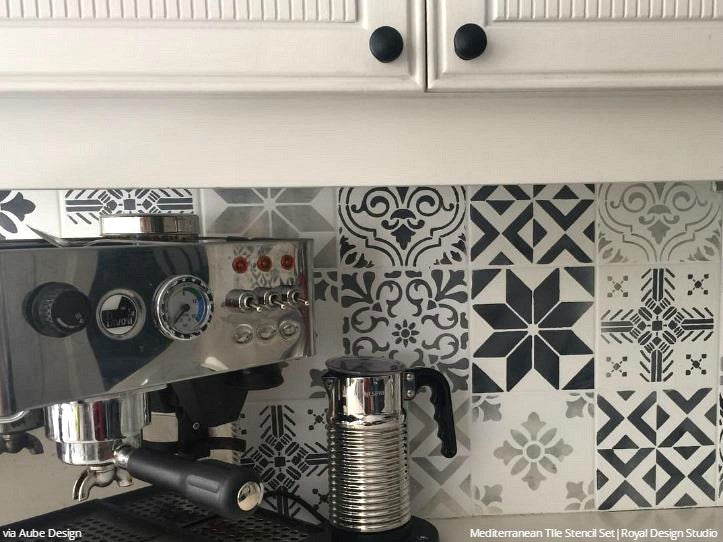 Mediterranean Tile Stencil Set