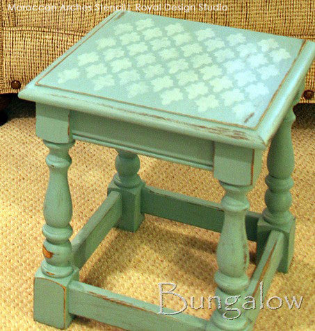Moroccan Arches Furniture Stencil