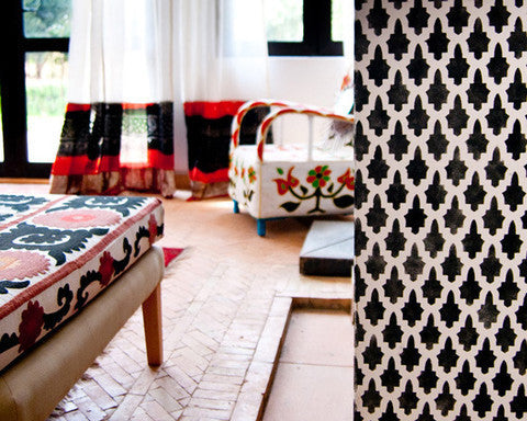 Moroccan Arches Furniture Stencil