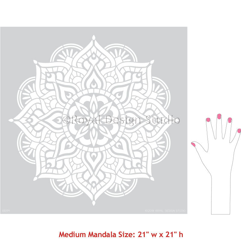 Prajna Mandala Stencil