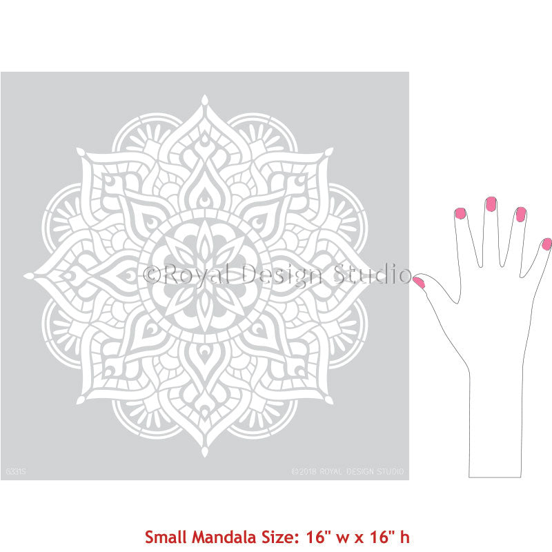 Prajna Mandala Stencil