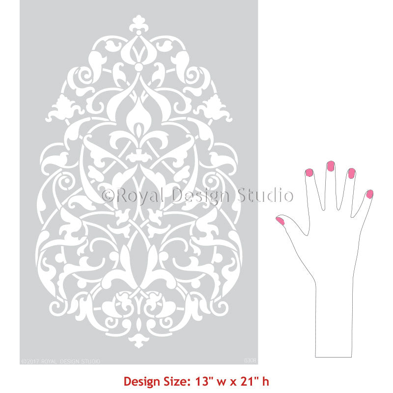 Moragon Ornament Wall Art Stencil