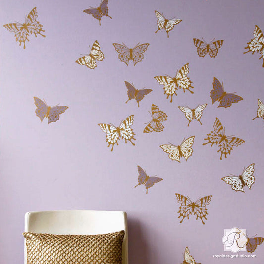 Papillon Butterfly Stencil Set
