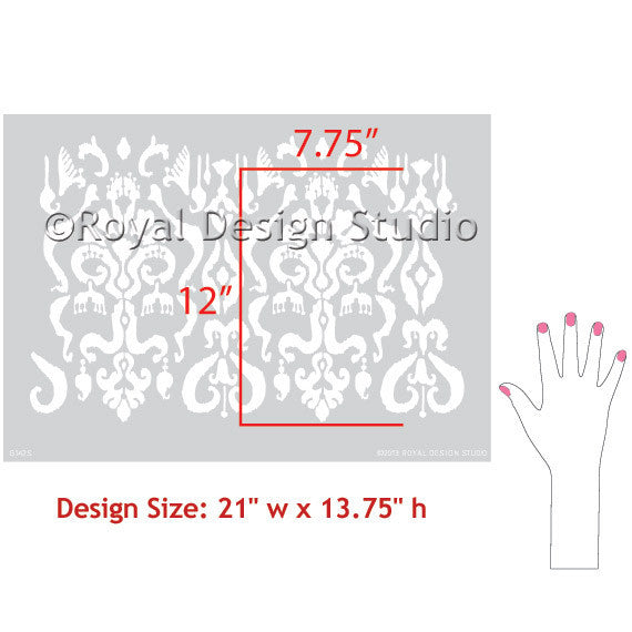 Khanjali Ikat Stencil
