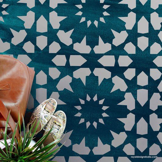 Upscaled Marhaba Tile Stencil