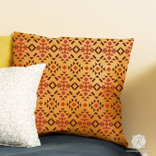 Palmedo Prairie Song Raven + Lily Furniture Stencil