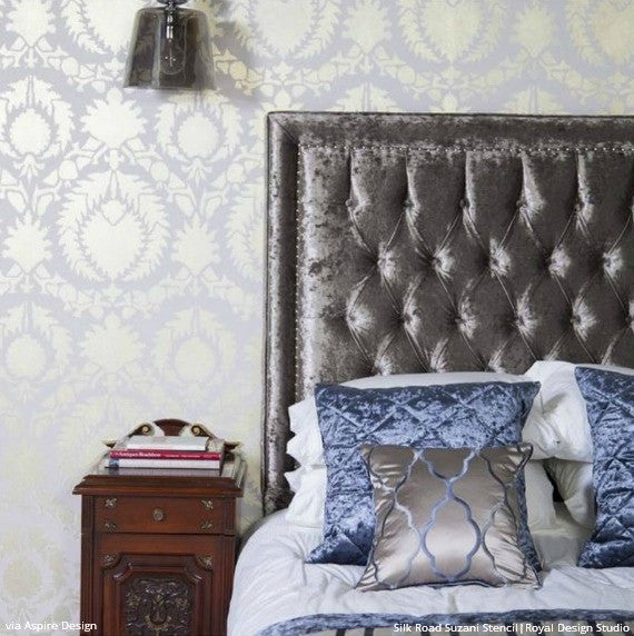 Silk Road Suzani Wall Stencil