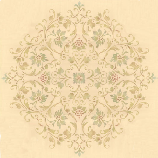 Hampton Ceiling Medallion Stencil