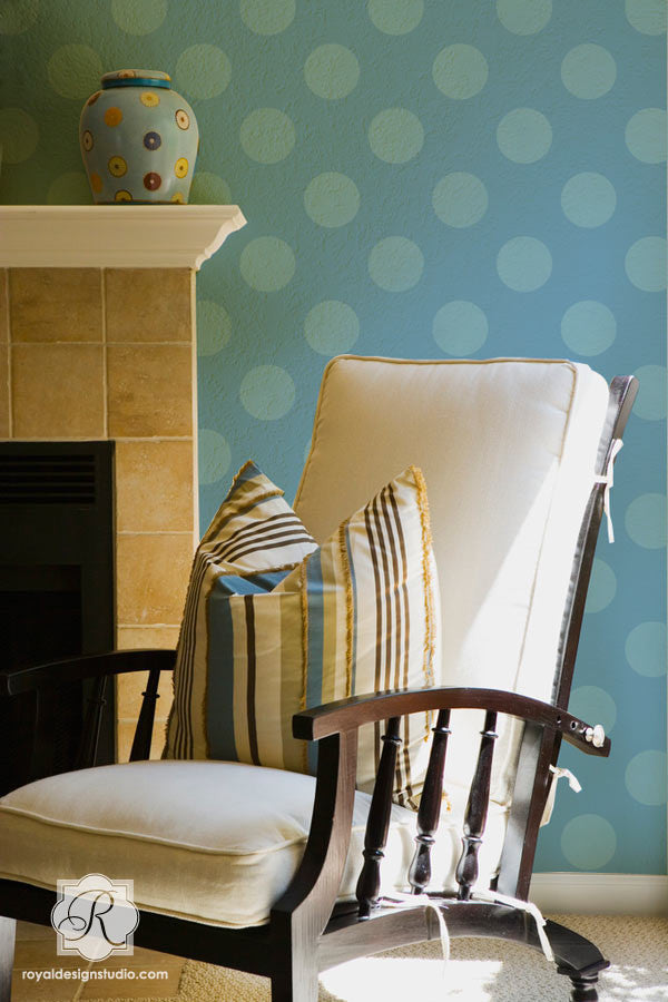Polka Party Wall Stencil