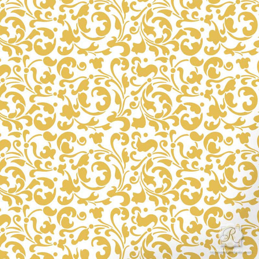 Sultan Swirl Craft Stencil