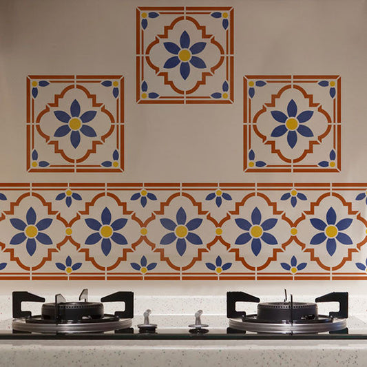 Taj Tile Wall Art Indian Furniture Stencil
