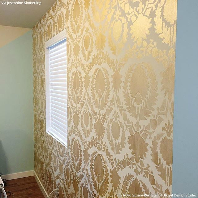 Silk Road Suzani Wall Stencil