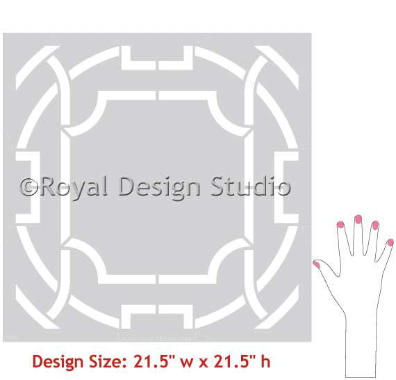 Contempo Trellis Wall Stencil